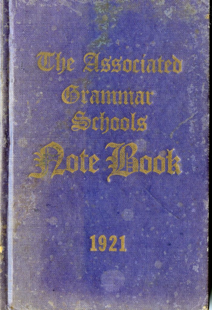 1921_AGSV School Diary