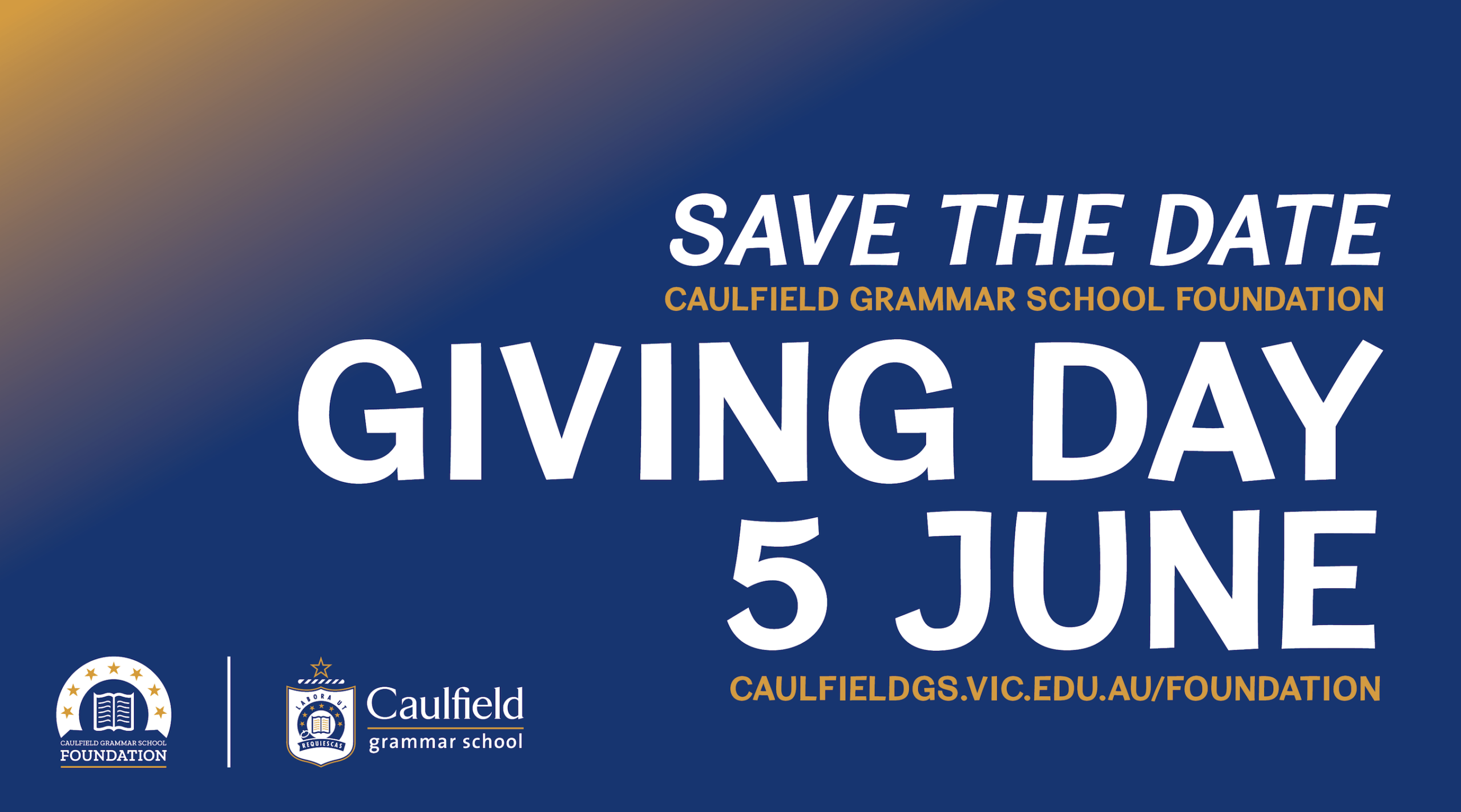 Giving Day 2024 Caulfield Grammarians’ Association
