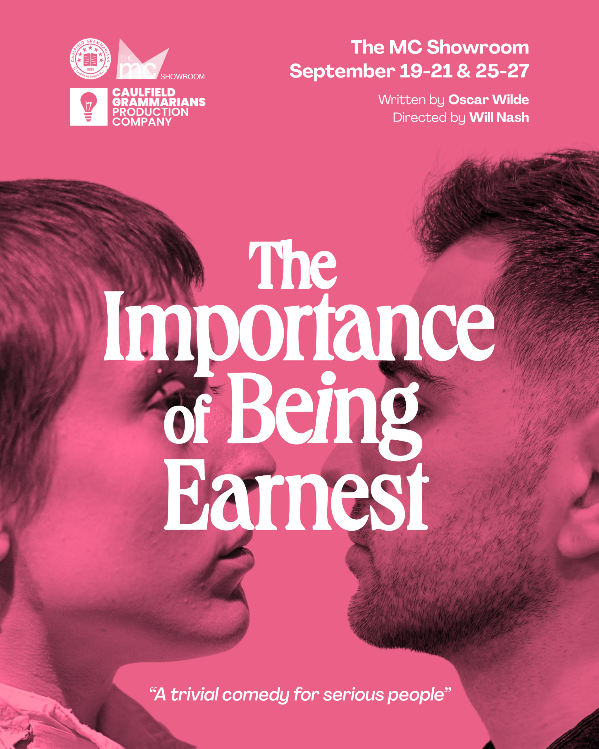 Caulfield Grammarians Production Company – The Importance of Being Earnest – by Oscar Wilde